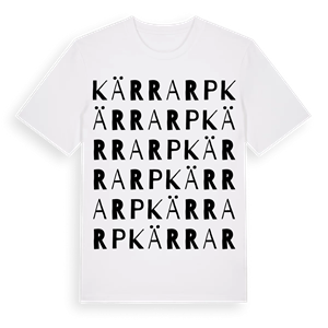 Kärrarp ordlek t-shirt – ekologisk bomull t-shirt från Pinshirt