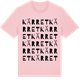Pink Cotton t-shirt med Kärret ordlek t-shirt