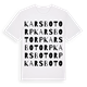 Karsbotorp ordlek t-shirt