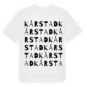 Kårstad ordlek t-shirt – ekologisk bomull t-shirt från Pinshirt
