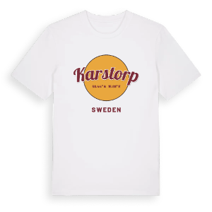 Karstorp cirkel t-shirt – ekologisk bomull t-shirt från Pinshirt