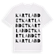 Kartlandet ordlek t-shirt