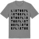 Mid Heather Gray t-shirt med Kårtorp ordlek t-shirt
