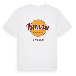 Kassa cirkel t-shirt – ekologisk bomull t-shirt från Pinshirt