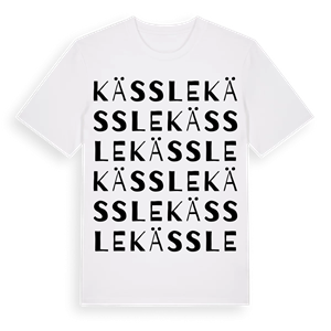 Kässle ordlek t-shirt – ekologisk bomull t-shirt från Pinshirt