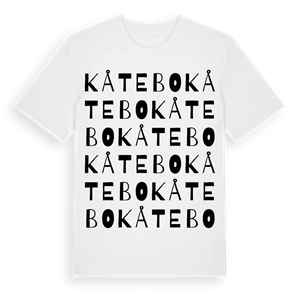 Kåtebo ordlek t-shirt – ekologisk bomull t-shirt från Pinshirt