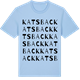 Blue Soul t-shirt med Katsback ordlek t-shirt