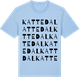 Blue Soul t-shirt med Kattedal ordlek t-shirt