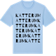 Blue Soul t-shirt med Katterum ordlek t-shirt