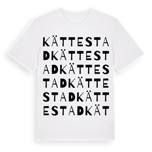 Kättestad ordlek t-shirt – ekologisk bomull t-shirt från Pinshirt