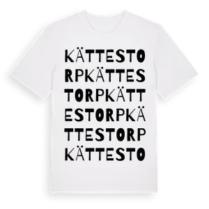 Kättestorp ordlek t-shirt – ekologisk bomull t-shirt från Pinshirt