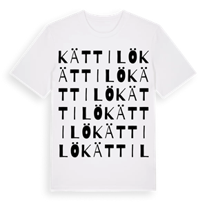 Kättilö ordlek t-shirt – ekologisk bomull t-shirt från Pinshirt