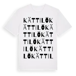 Kättilö ordlek t-shirt – ekologisk bomull t-shirt från Pinshirt