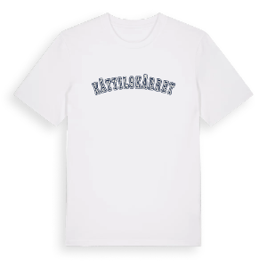 Kättilskärret college t-shirt – ekologisk bomull t-shirt från Pinshirt
