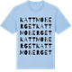 Blue Soul t-shirt med Kattmoberget ordlek t-shirt
