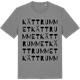 Mid Heather Gray t-shirt med Kättrummet ordlek t-shirt