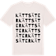Vintage White t-shirt med Kättsäter ordlek t-shirt