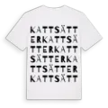 Kattsätter ordlek t-shirt