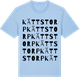 Blue Soul t-shirt med Kättstorp ordlek t-shirt