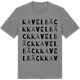 Mid Heather Gray t-shirt med Kavelbäck ordlek t-shirt