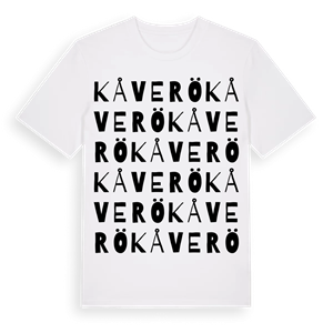 Kåverö ordlek t-shirt – ekologisk bomull t-shirt från Pinshirt