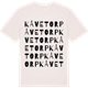 Vintage White t-shirt med Kåvetorp ordlek t-shirt