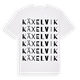 White t-shirt med Käxelvik ordlek t-shirt