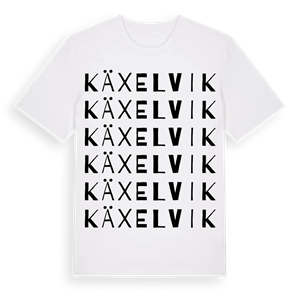 Käxelvik ordlek t-shirt – ekologisk bomull t-shirt från Pinshirt