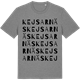 Mid Heather Gray t-shirt med Kejsarnäs ordlek t-shirt