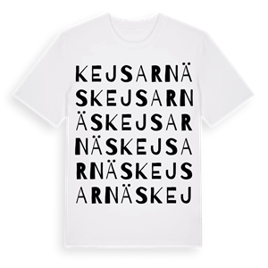 Kejsarnäs ordlek t-shirt – ekologisk bomull t-shirt från Pinshirt