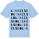 Blue Soul t-shirt med Kibbelsbo ordlek t-shirt