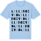 Blue Soul t-shirt med Killingevid ordlek t-shirt
