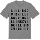 Mid Heather Gray t-shirt med Killingevid ordlek t-shirt