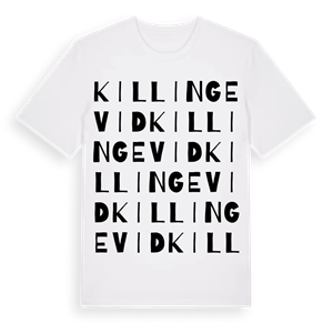 Killingevid ordlek t-shirt – ekologisk bomull t-shirt från Pinshirt