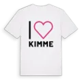 Jag älskar Kimme t-shirt stort tryck