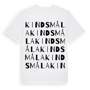 Kindsmåla ordlek t-shirt – ekologisk bomull t-shirt från PinShirt