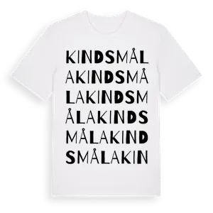 Kindsmåla ordlek t-shirt – ekologisk bomull t-shirt från Pinshirt
