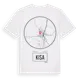 White t-shirt med Kisa t-shirt