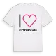 Jag älskar Kittelbokärr t-shirt stort tryck