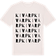 Vintage White t-shirt med Kivarp ordlek t-shirt