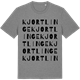 Mid Heather Gray t-shirt med Kjortlinge ordlek t-shirt