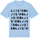 Blue Soul t-shirt med Kjusäng ordlek t-shirt