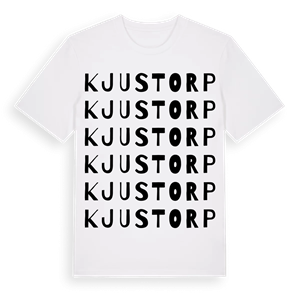 Kjustorp ordlek t-shirt – ekologisk bomull t-shirt från PinShirt