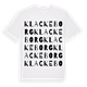 Klackeborg ordlek t-shirt