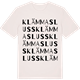Vintage White t-shirt med Klämma sluss ordlek t-shirt