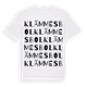 Klämmesbol ordlek t-shirt
