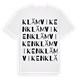 Klämviken ordlek t-shirt