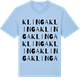 Blue Soul t-shirt med Klinga ordlek t-shirt