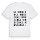 Klingsber ordlek t-shirt