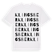 Klingsber ordlek t-shirt